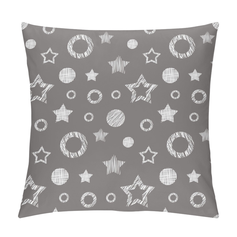 Personality  Vector Seamless Pattern, Graphic Illustration Pillow Covers