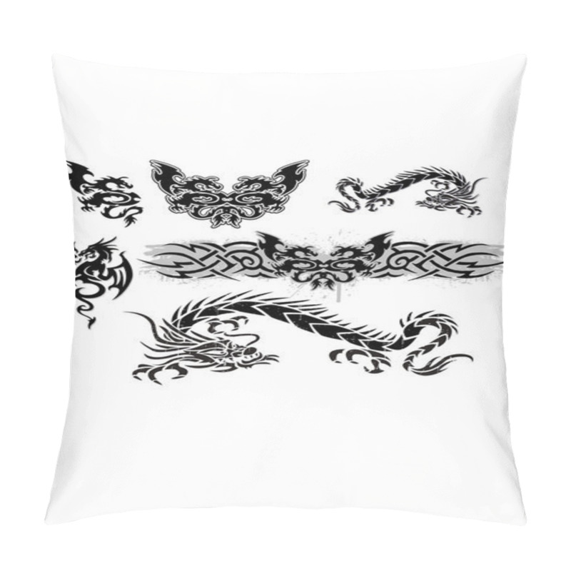 Personality  Many Dragons Pillow Covers