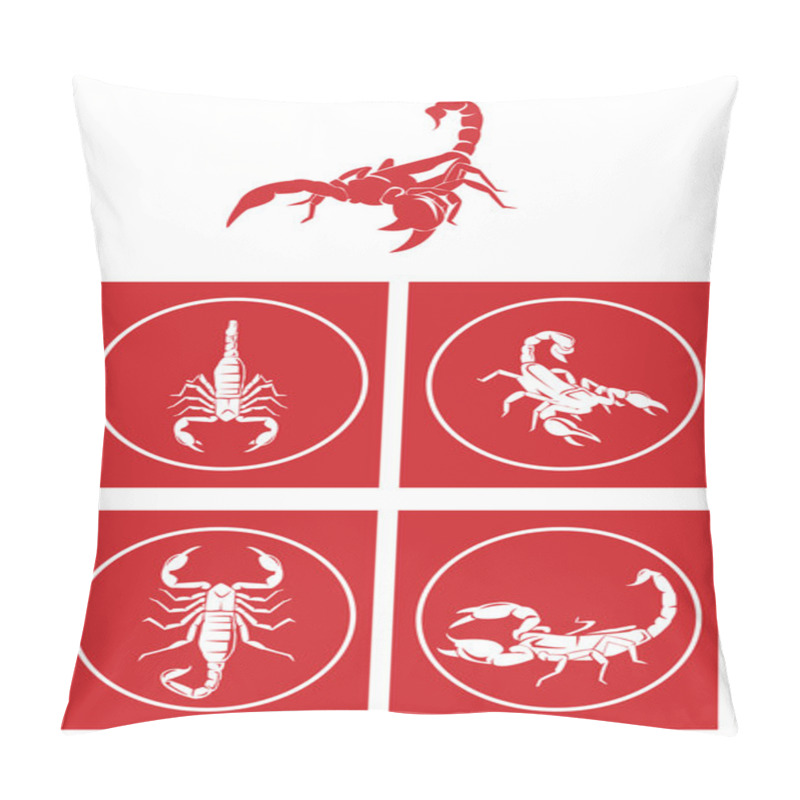 Personality  Scorpion Symbol Set Pillow Covers