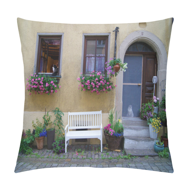 Personality  Rotenburg On Tauber, Germany, Bavaria, Old City Pillow Covers