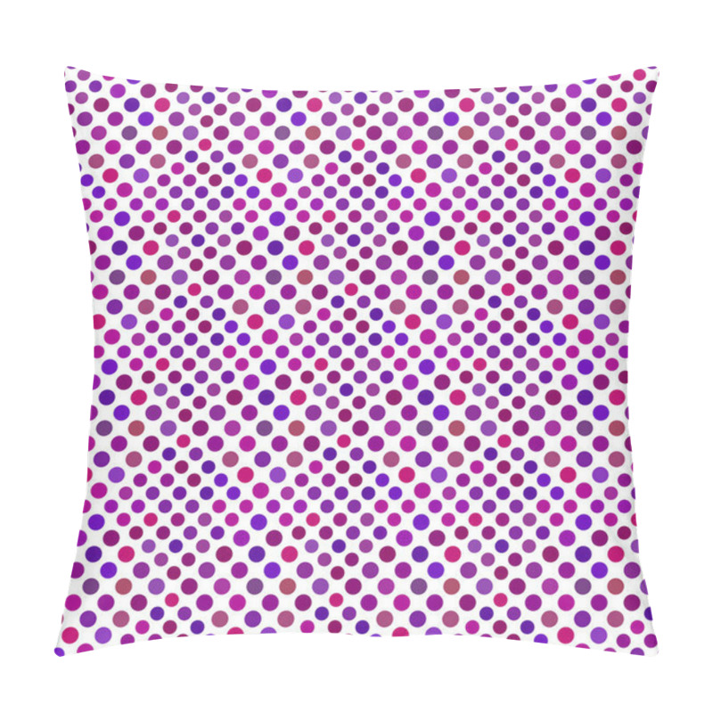 Personality  Abstract Purple Seamless Dot Pattern Background Design Pillow Covers