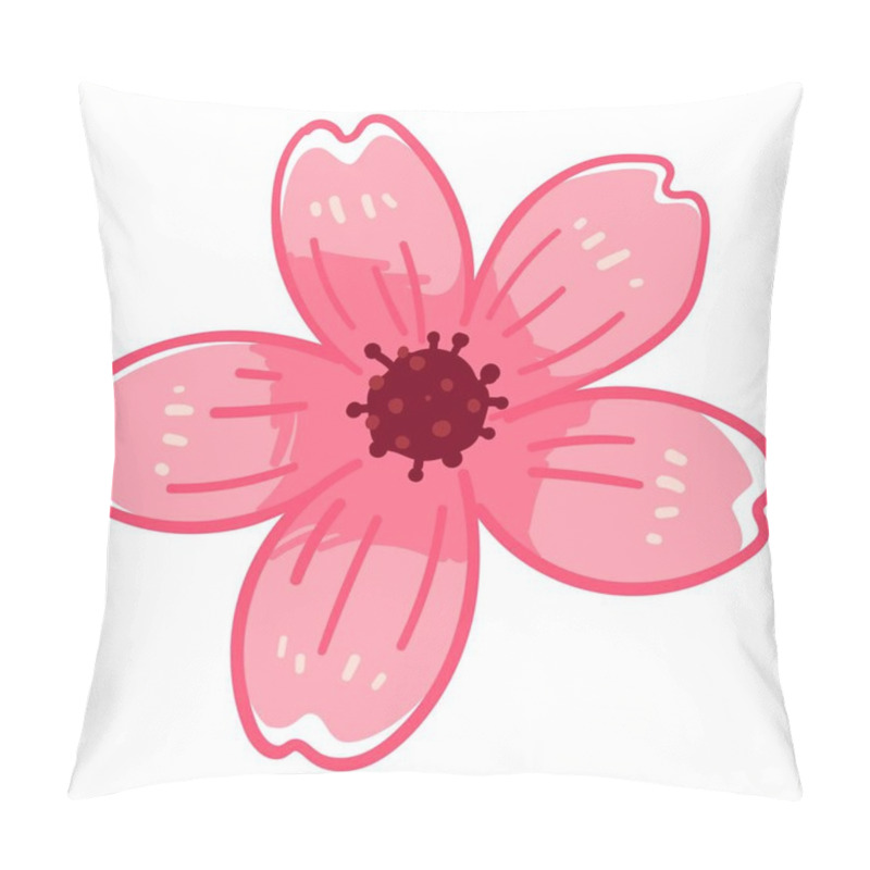 Personality  Sakura Flower In Bloom, Pink Cherry Tree Blossom Pillow Covers