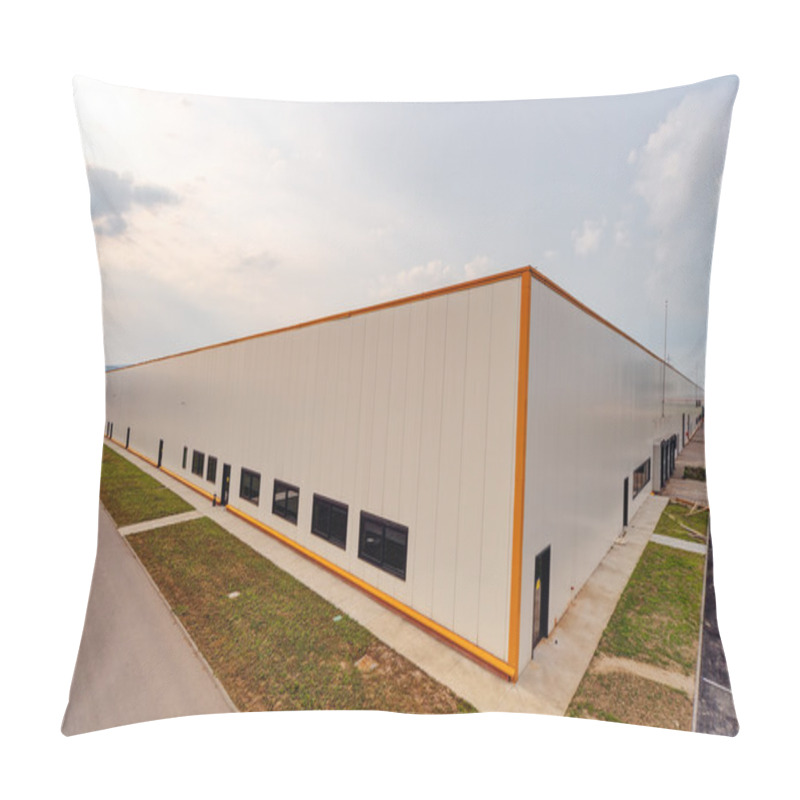 Personality  Aluminum Facade On Industrial Building Pillow Covers