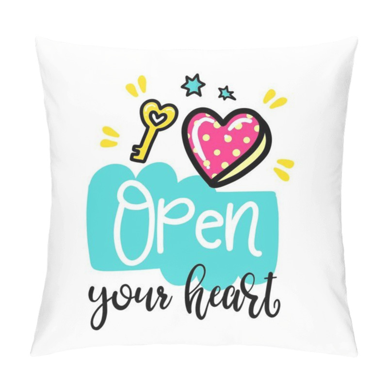 Personality  Vector Hand Drawn Lettering Poster Pillow Covers