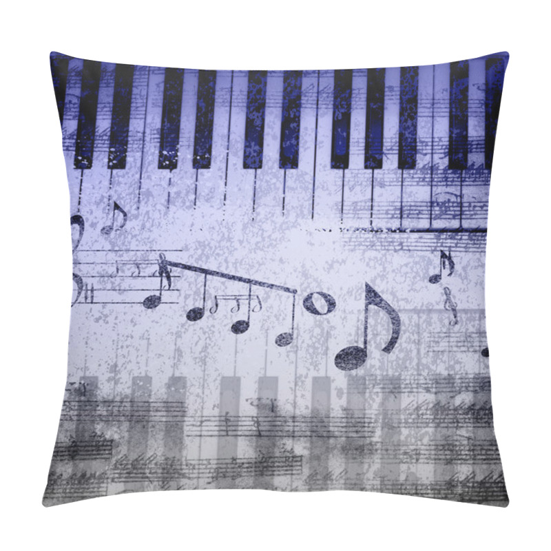 Personality  Music Notes Background Pillow Covers