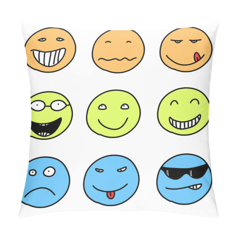 Personality  Smileys Pillow Covers