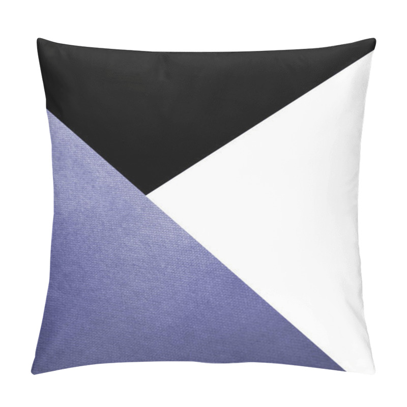 Personality  Dark And Light Abstract White And Shades Or Tones Of Coloured Triangles Papers Background With Lines Intersecting Each Other Plain Vs Textured Cover Pillow Covers