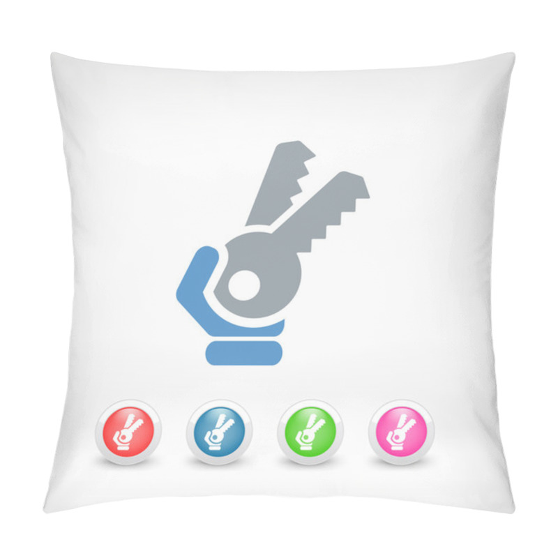 Personality  Key Icon Pillow Covers