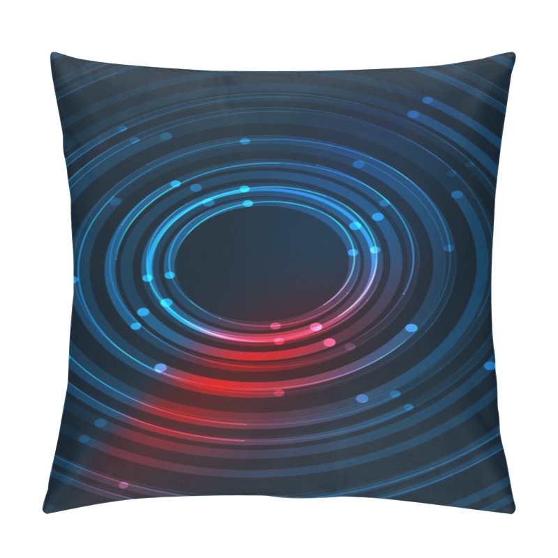 Personality  Lines In Dark Space With Stars Pillow Covers