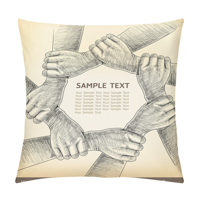 Personality  Hands Conceptual Pillow Covers