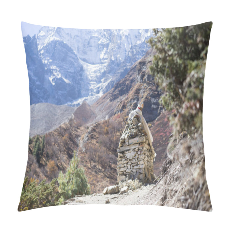 Personality  Snowcapped Peak And Forest In The Himalaya Mountains, Annapurna Region, Nepal Pillow Covers