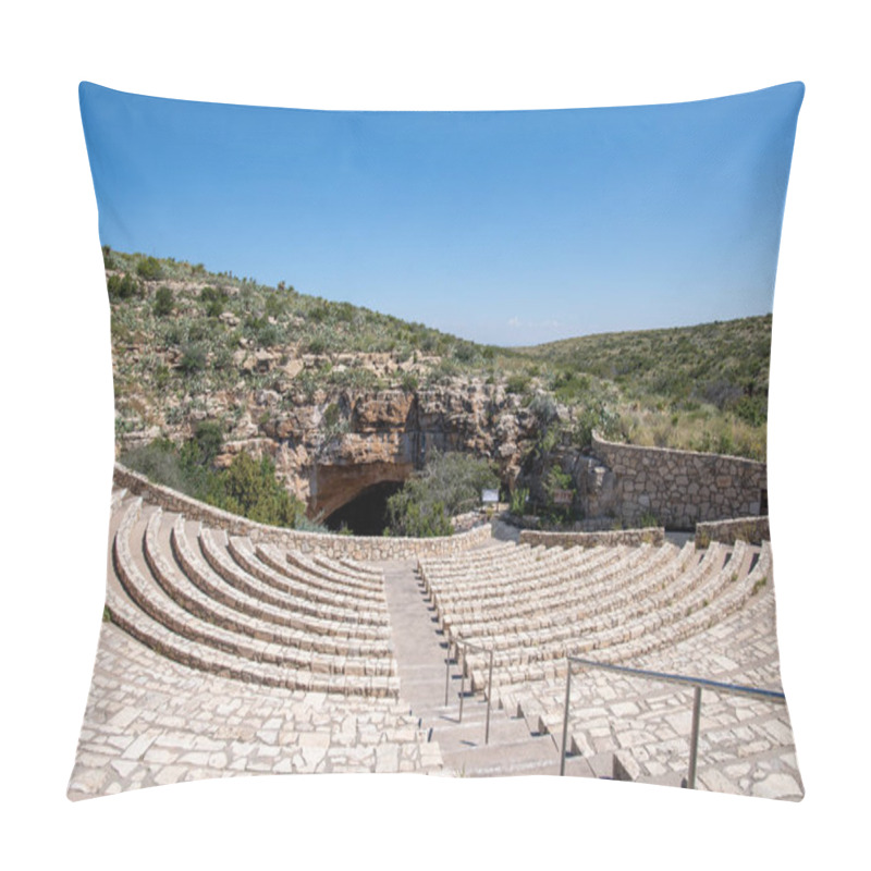 Personality  A Wide Staircase In Carlsbad Caverns National Park, Carlsbad, New Mexico, United States Pillow Covers