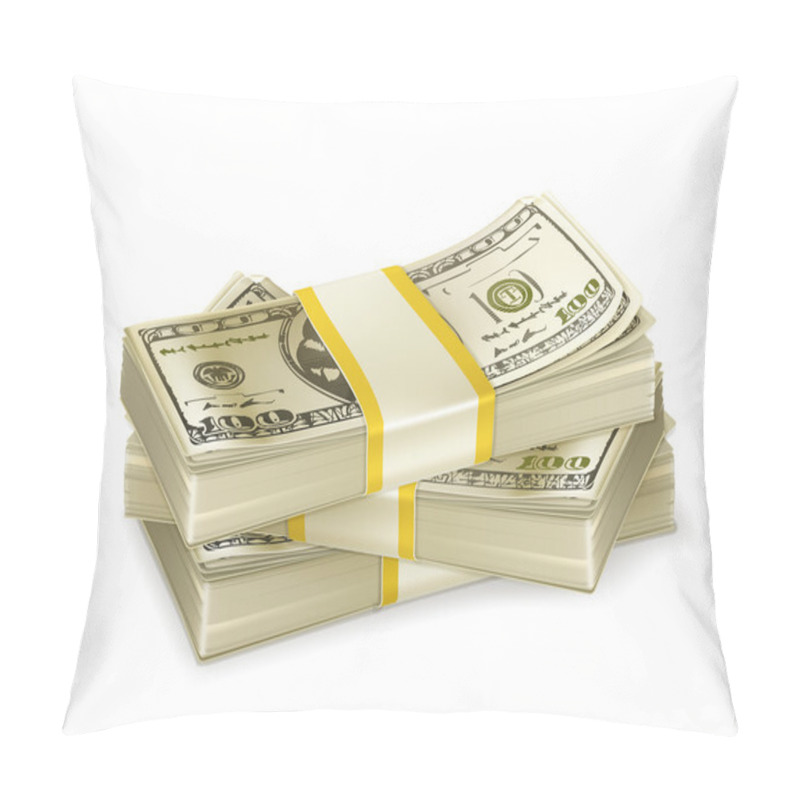 Personality  Stack Of Money Pillow Covers