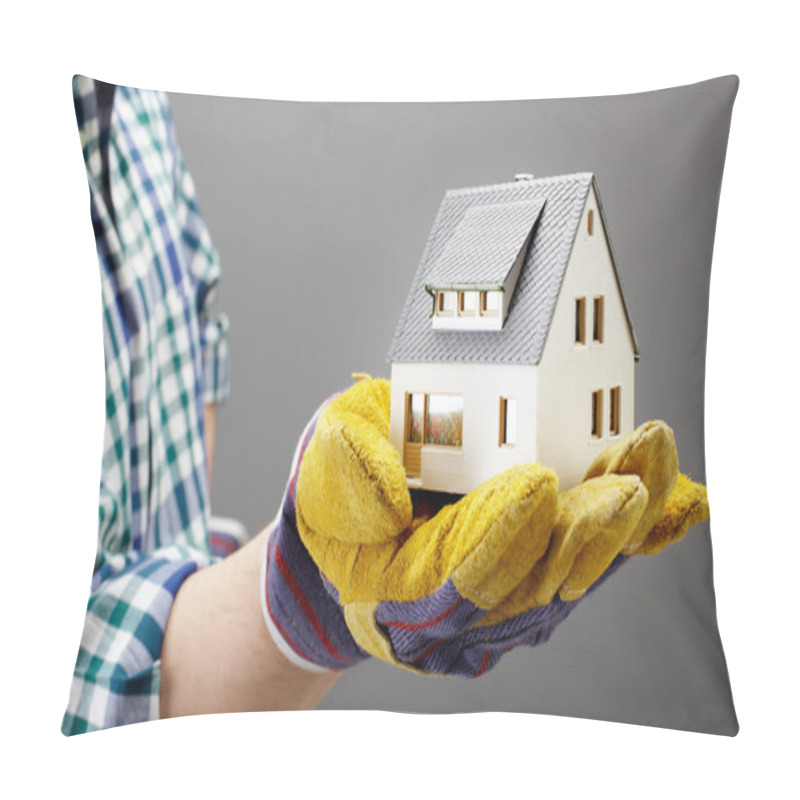 Personality  House On Palm Pillow Covers