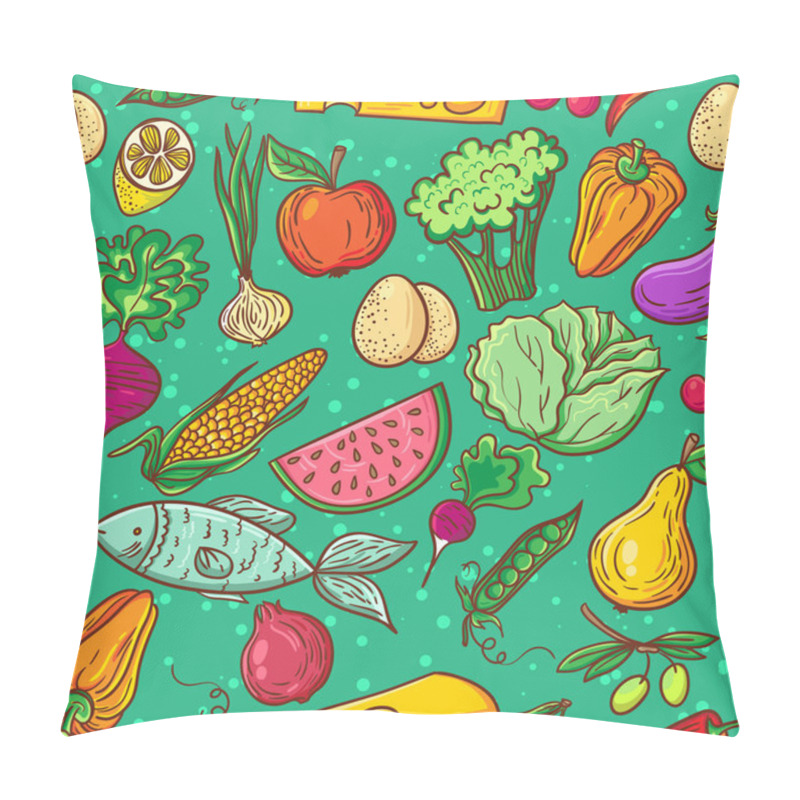 Personality  Healthy Food Pattern Pillow Covers