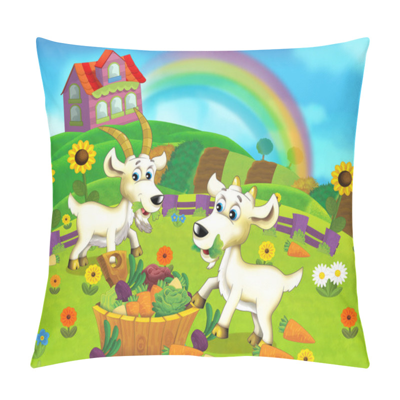 Personality  The Farm Scene For Kids Pillow Covers