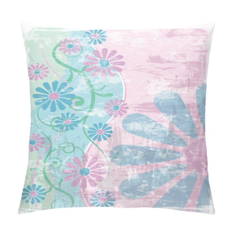 Personality  Floral Background Grunge 1 Pillow Covers