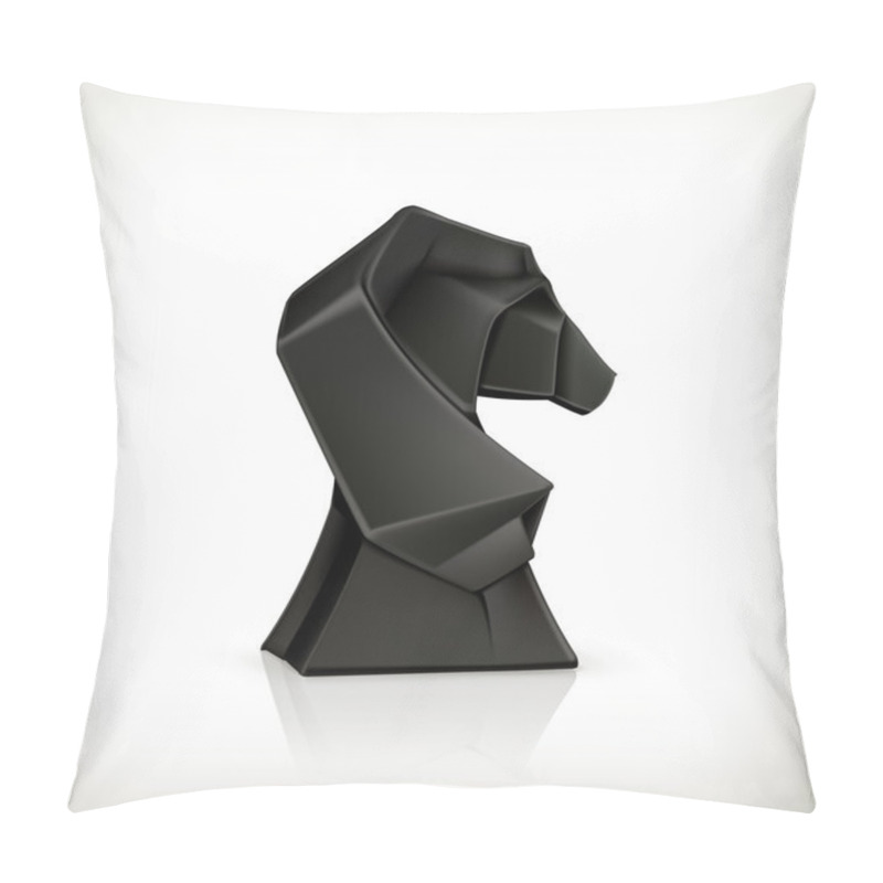 Personality  Paper Horse, Vector Origami Pillow Covers