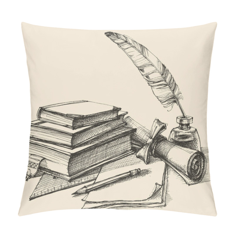 Personality  School And Learning Composition Pillow Covers