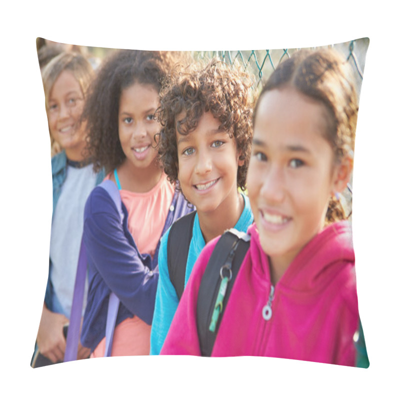 Personality  Children Hanging Out In Playground Pillow Covers