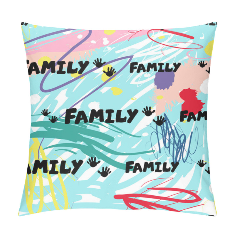 Personality  Modern Kids Seamless Pattern Pillow Covers