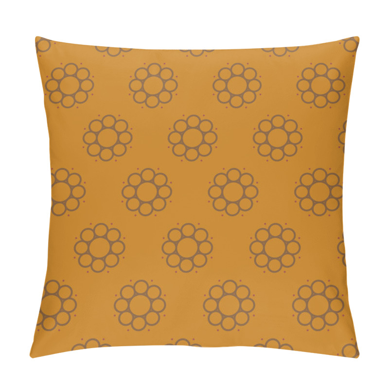 Personality  Mandala Design Concept Flower Petals Vector Pillow Covers