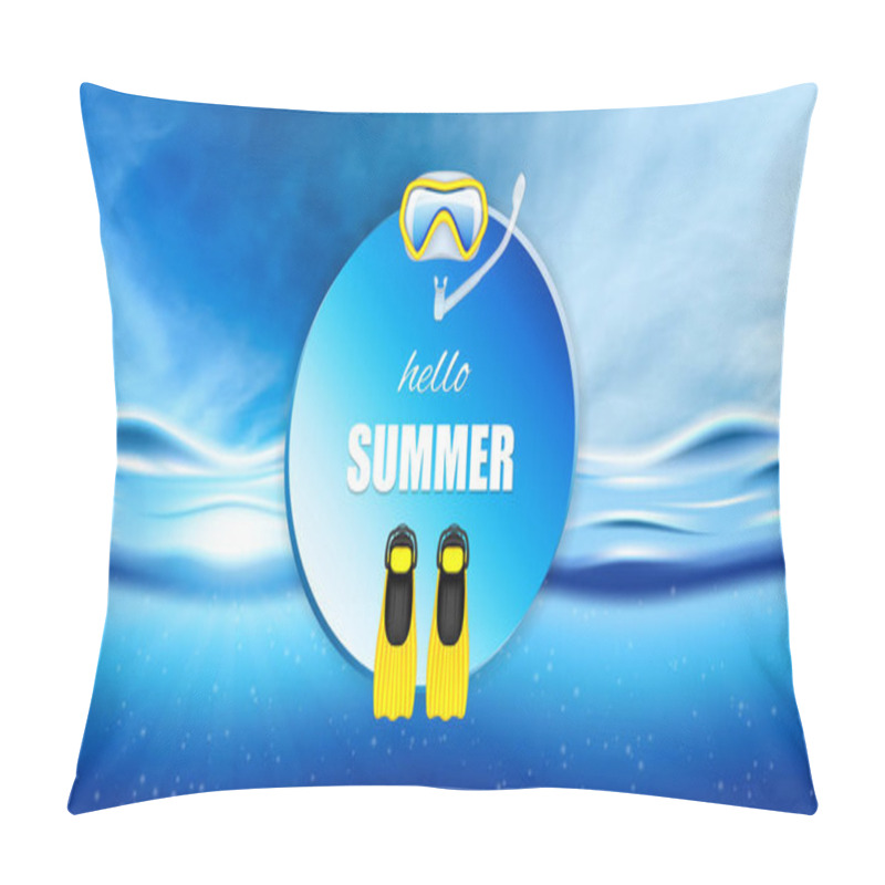 Personality  Diving Poster Pillow Covers