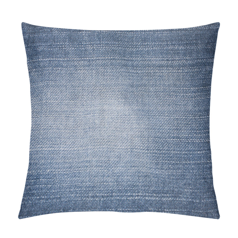 Personality  Blue Jeans Texture Background Pillow Covers