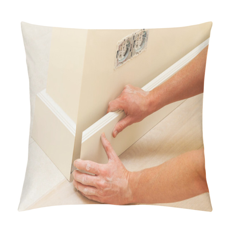 Personality  House Repairing, Skirting Board Pillow Covers