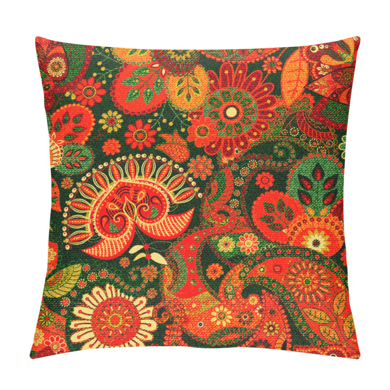 Personality  Seamless Paisley Background, Floral Pattern Pillow Covers