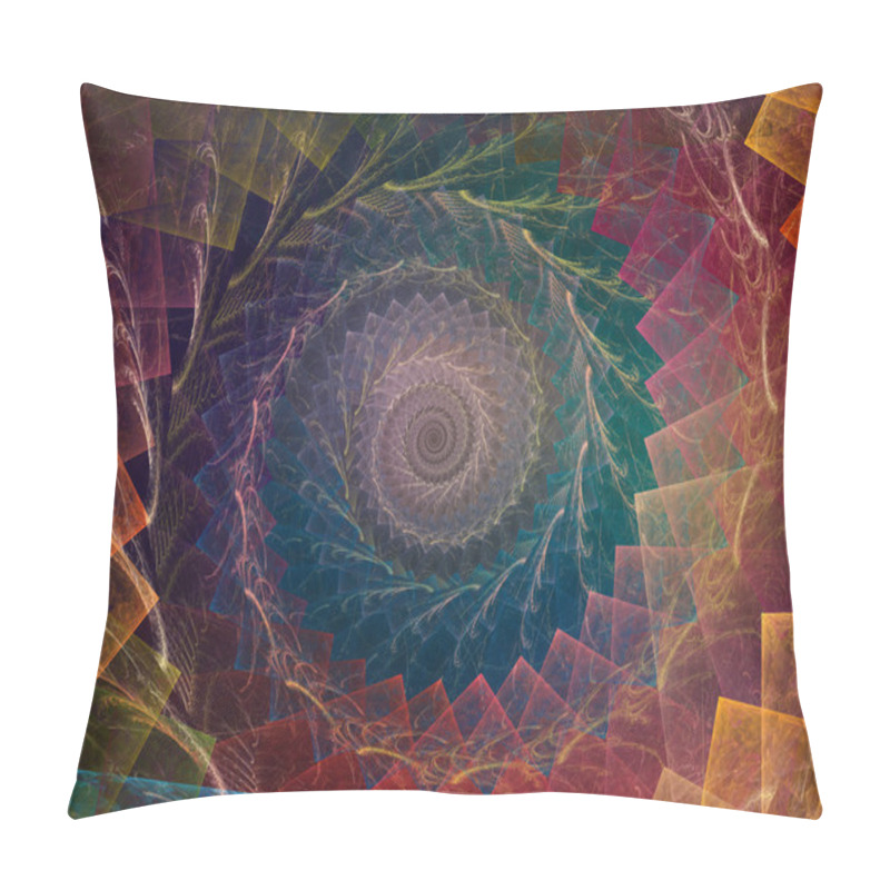 Personality  Spiral Background.  Pillow Covers