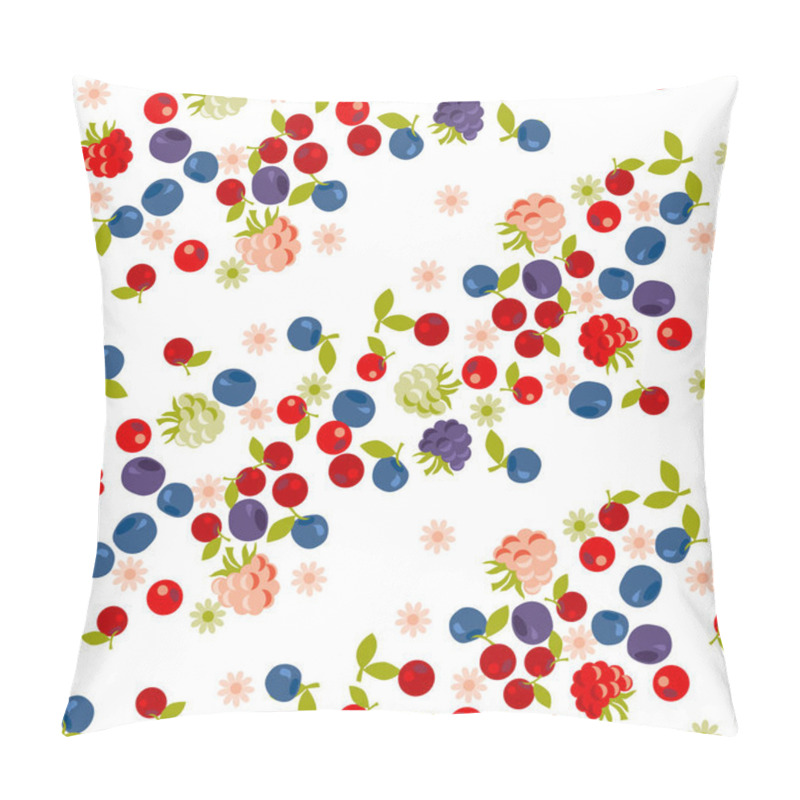 Personality  Assorted Forest Berries Seamless Pattern.  Pillow Covers