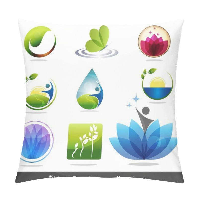 Personality  Nature Icons Pillow Covers