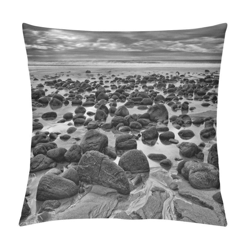 Personality  Rocks On Sea Shore Pillow Covers