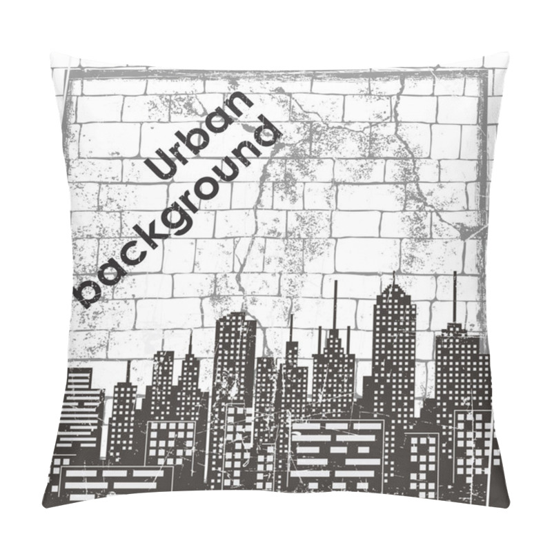 Personality  Urban Background Pillow Covers