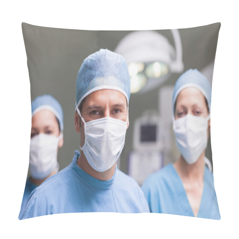 Personality  Medical Team Looking At Camera Pillow Covers