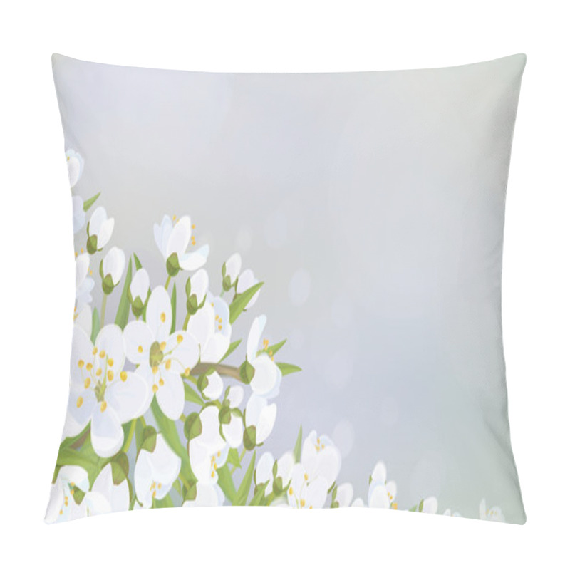 Personality  Spring Blossoming Tree Pillow Covers