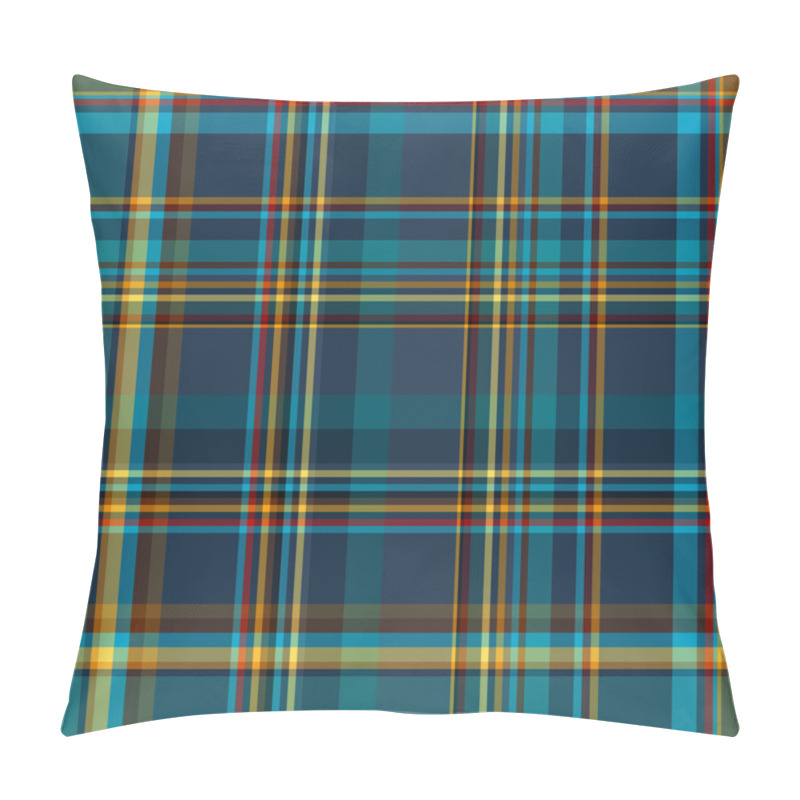 Personality  Seamless Dark Blue Pattern Pillow Covers