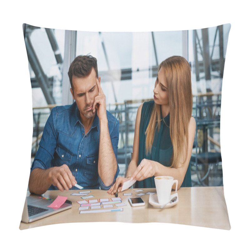 Personality  Web Designers Working On Project Pillow Covers