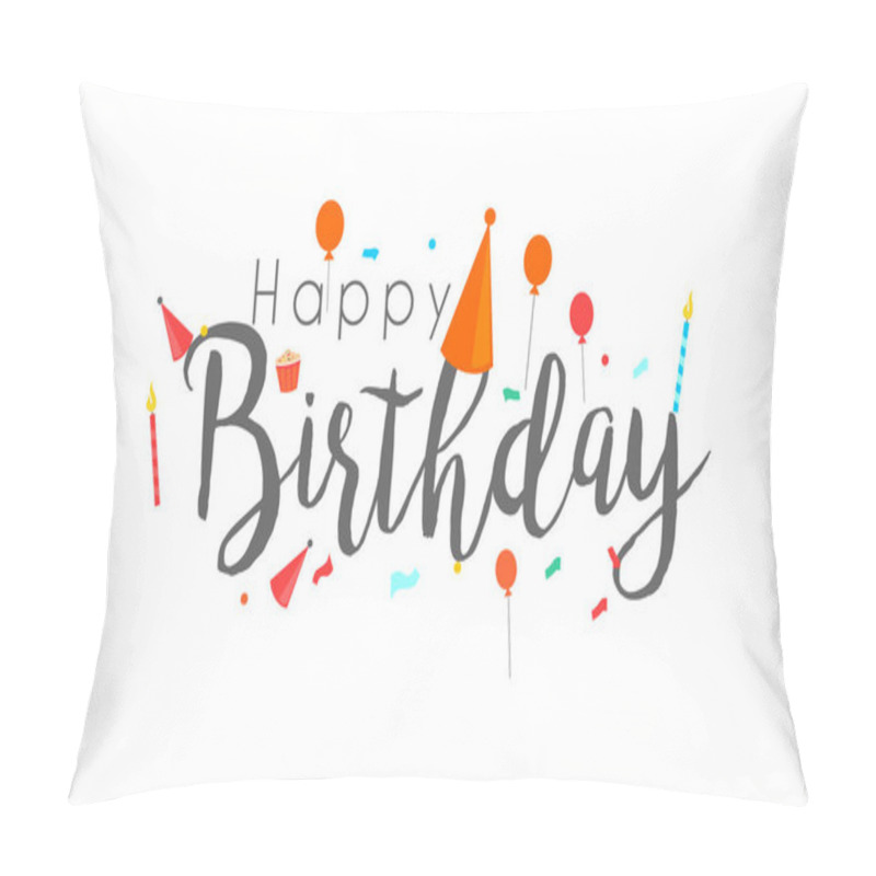 Personality  Happy Birthday Greeting Card Pillow Covers