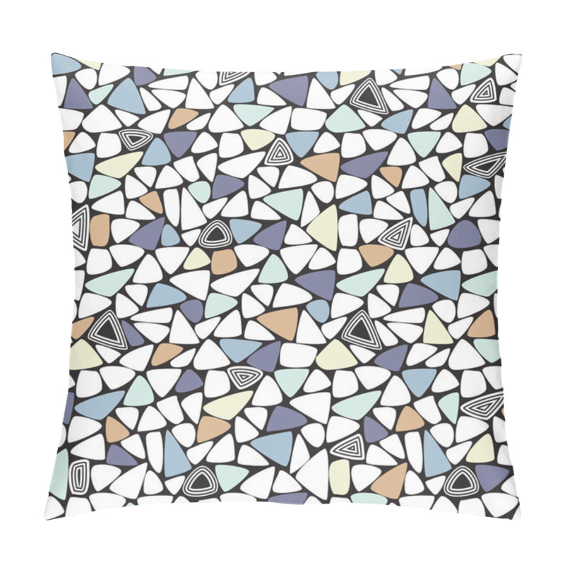 Personality  Random Mosaic Seamless Geometric Pattern Pillow Covers