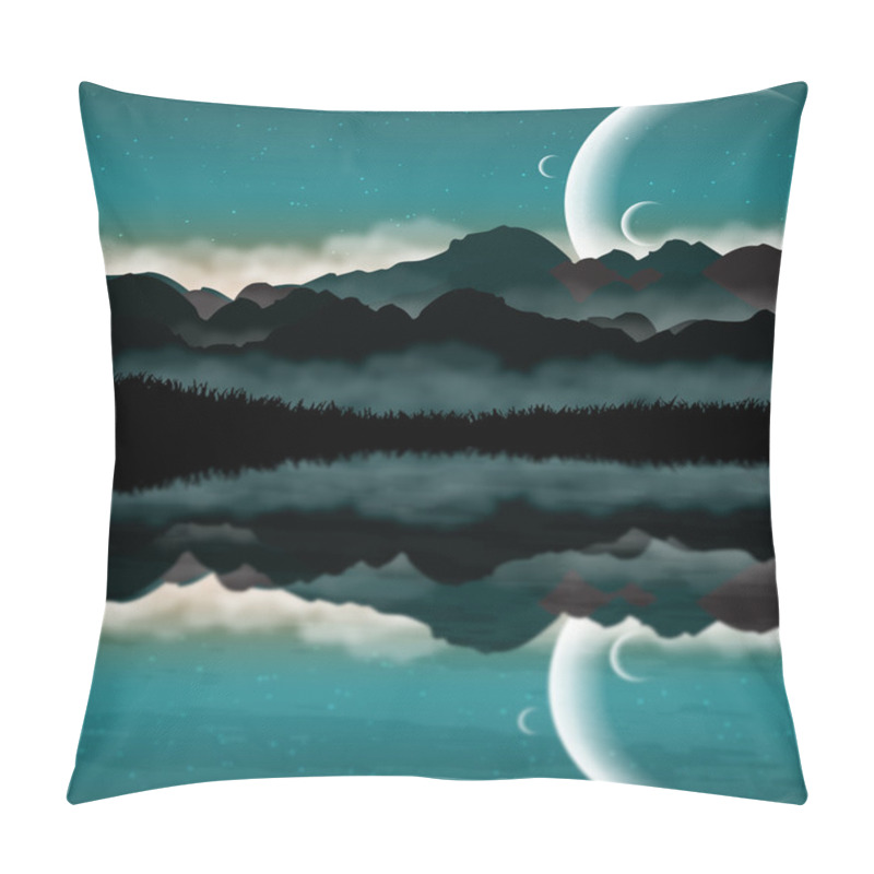 Personality  Science Fiction Landscape Pillow Covers