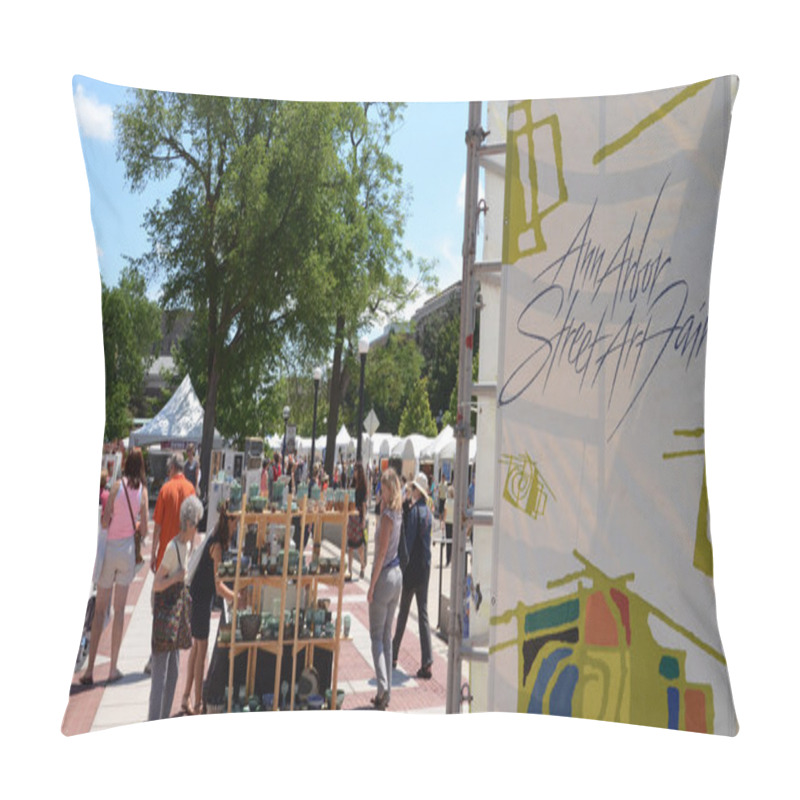 Personality  Ann Arbor Street Art Fair Pillow Covers