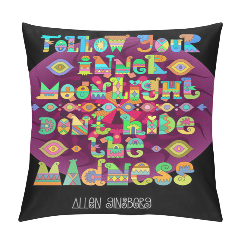 Personality  Quote Ginsberg Pillow Covers