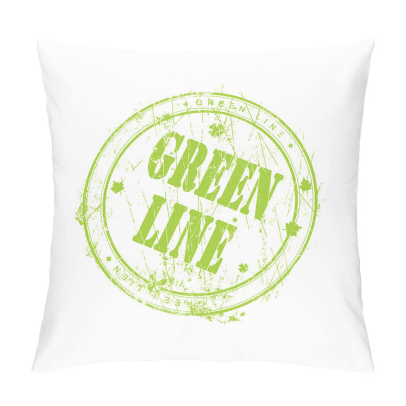 Personality  Green Line Stamp Pillow Covers