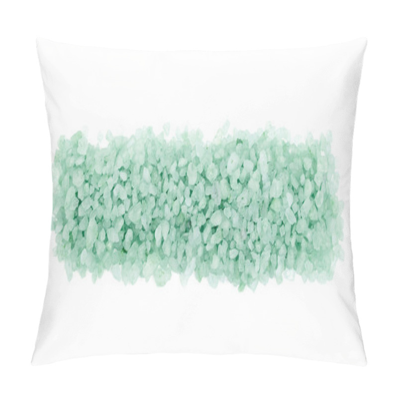 Personality  Pile Of Salt Crystals Isolated Pillow Covers