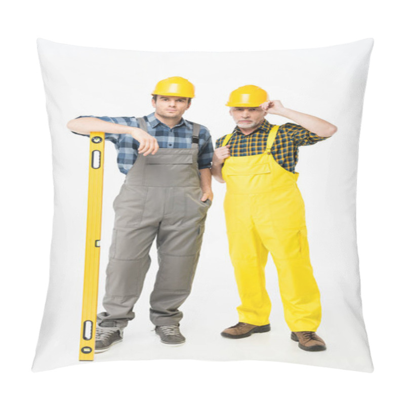 Personality  Workmen With Level Tool Pillow Covers