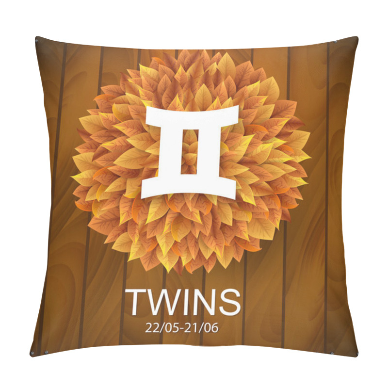 Personality  Twins Horoscope White Sign Pillow Covers