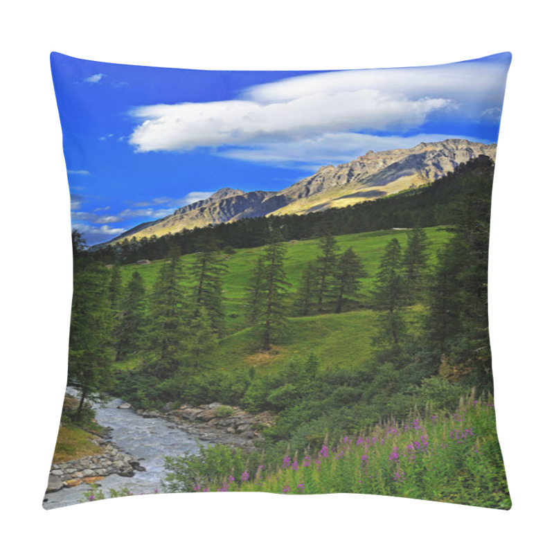 Personality  Alpien Mountains In Gran Paradiso National Park Pillow Covers