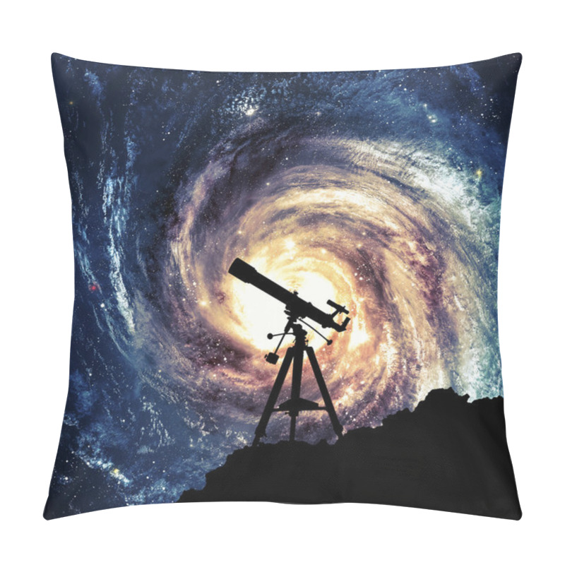 Personality  Silhouette Of Telescope Pillow Covers